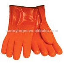 black pvc dipped work gloves